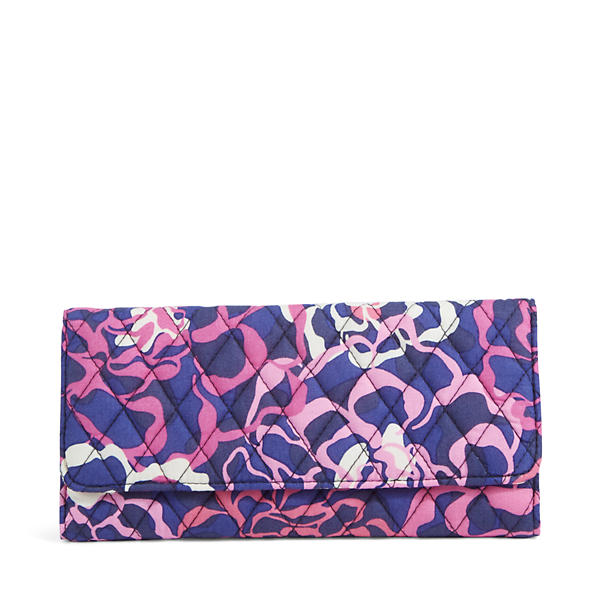 Vera Bradley Trifold Wallet in Katalina Pink | The Paper Store