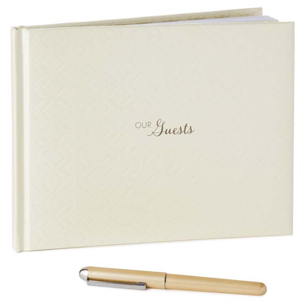 1 guest book and 1 Pen  Your colors 