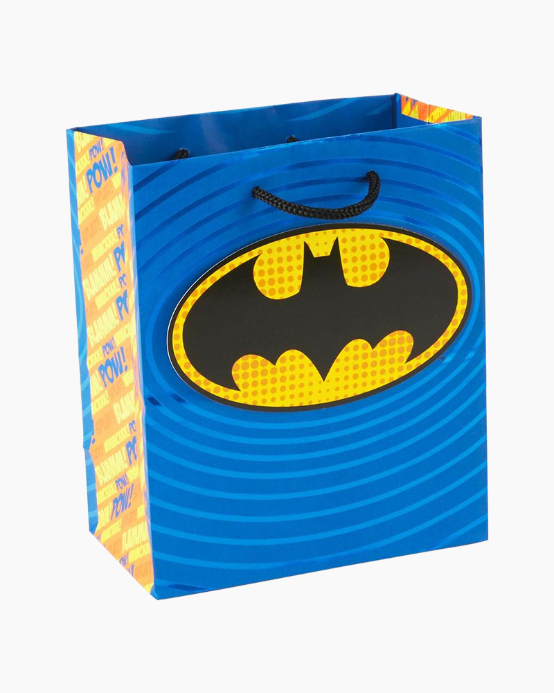 Hallmark BATMAN Logo Pop Art Small Gift Bag,  | The Paper Store