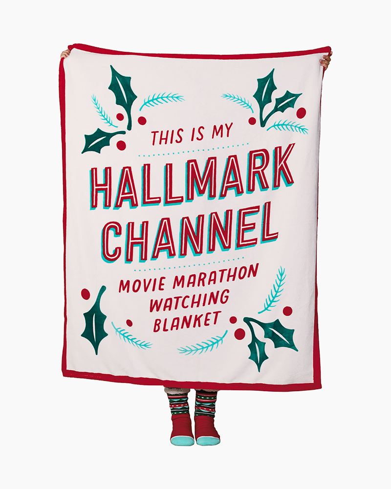 Hallmark Channel Movie Marathon Throw Blanket