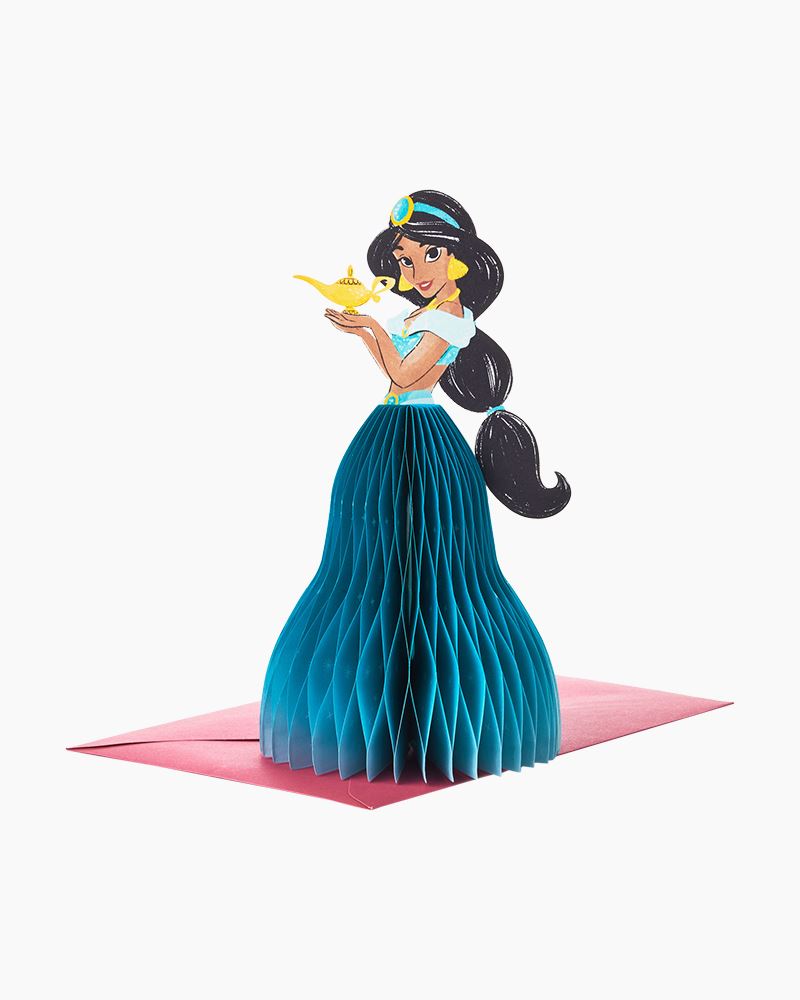 Hallmark Disney Aladdin Jasmine Happy Heart Honeycomb 3D Pop-Up Card | The  Paper Store