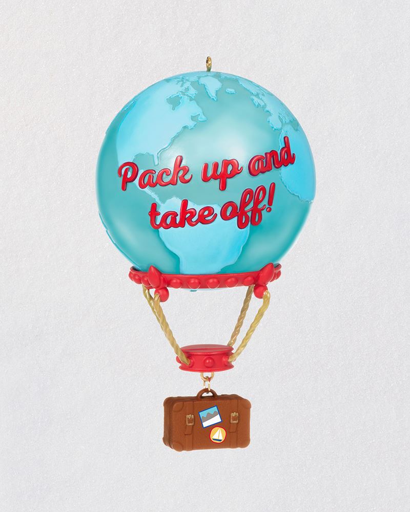 Disney Mickey and Minnie High Flying Friends Hot Air Balloon Hallmark Keepsake Christmas Ornament 2021 