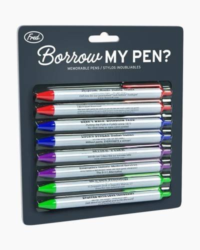 Mugsby - Working 9-5 Pen Set Edition, Pens, Pen Set, Funny Pens