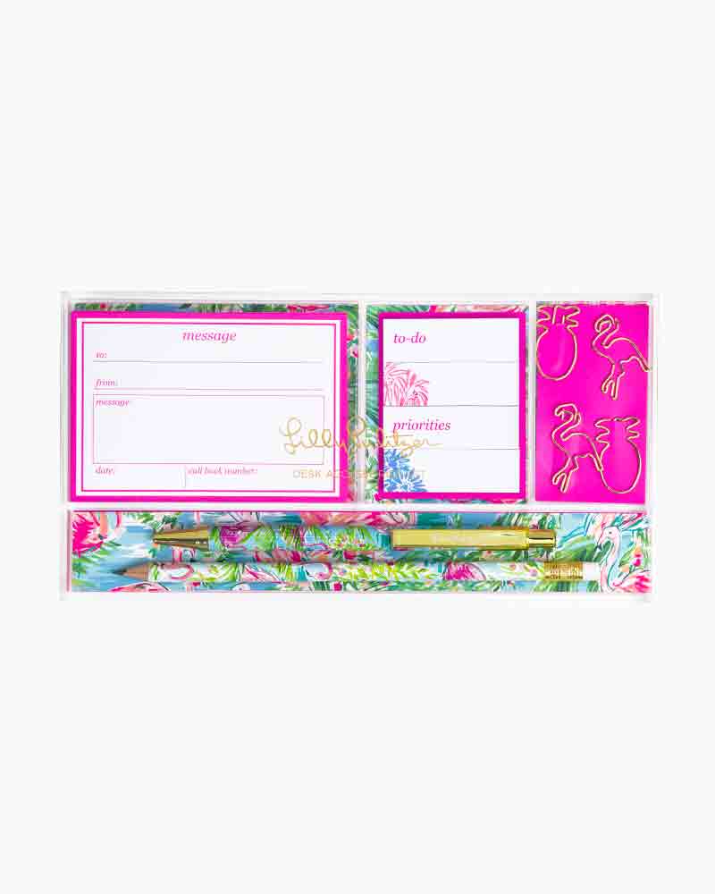 Lilly Pulitzer Assorted Desk Accessories Set The Paper Store
