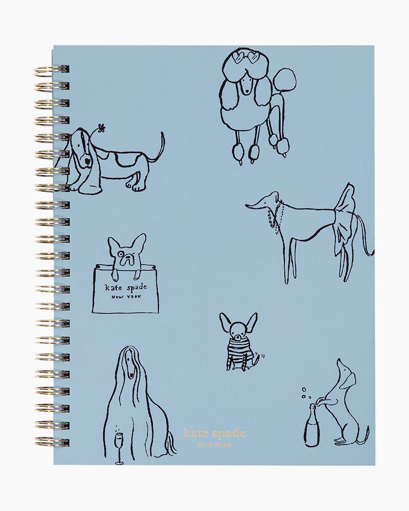kate spade new york Dog Party Small Spiral Notebook | The Paper Store