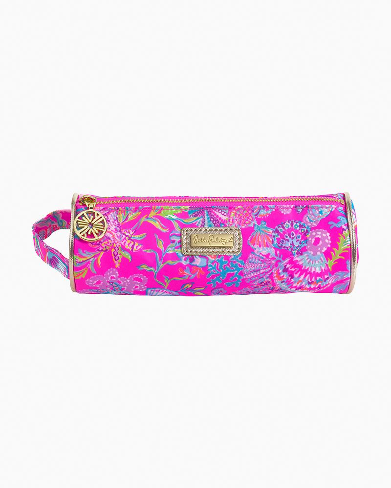 Lilly Pulitzer Aura Pink Pencil Pouch
