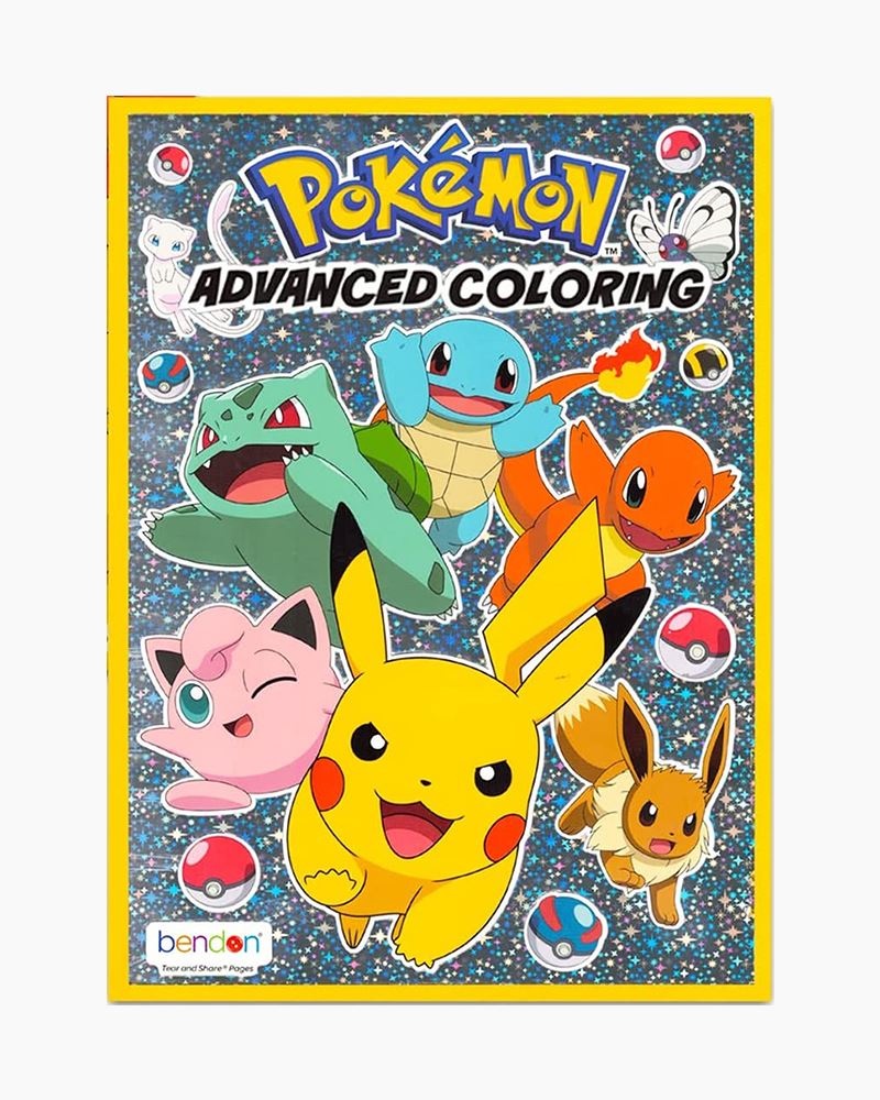 Pokemon 40 Page Advanced Coloring Book, Paperback