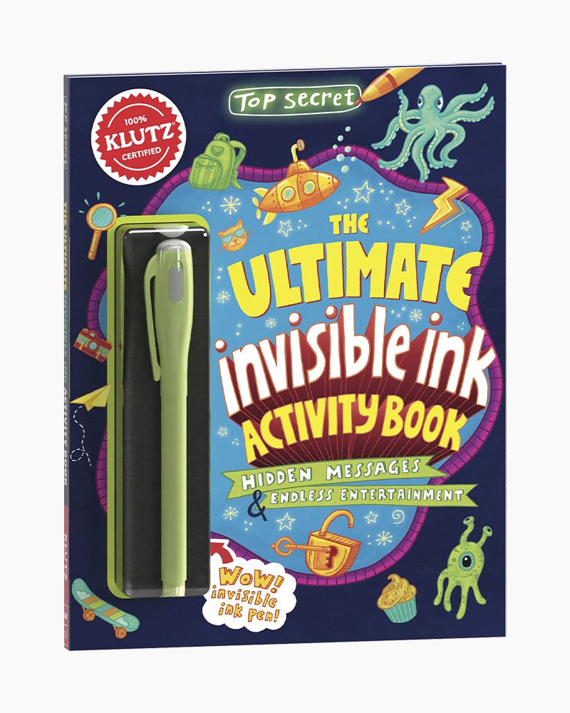 Top Secret: The Ultimate Invisible Ink Activity Book (Klutz Activity Book)  a book by Klutz Press