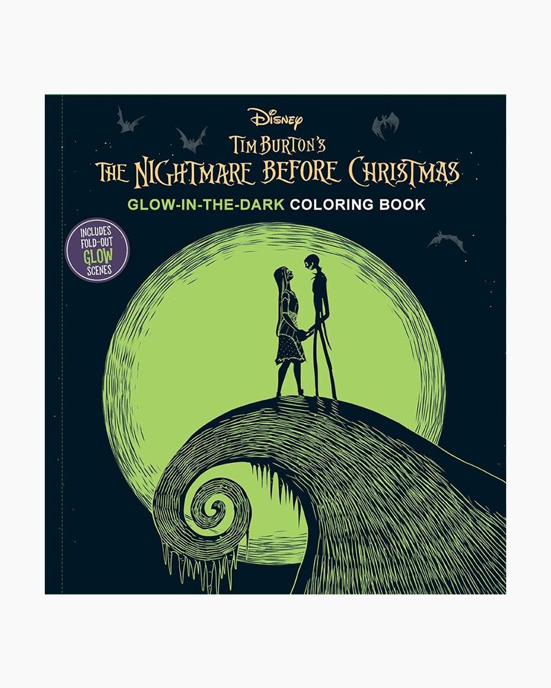 Disney The Nightmare Before Christmas Glow-in-the-Dark Coloring Book