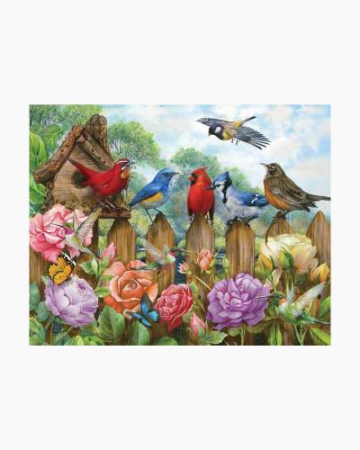 Buffalo Games Audubon Bluebird Blossoms 500pc Jigsaw Puzzle for sale online 