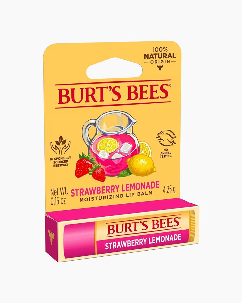 Burt's Bees 100% Natural Moisturizing Lip Balm with Beeswax, Superfruit, 4  Count