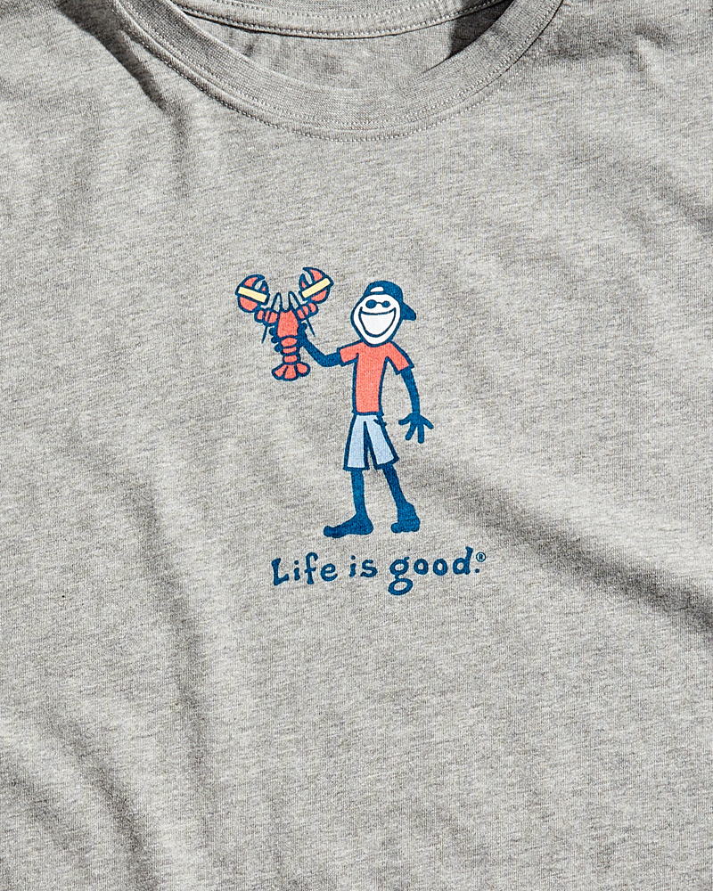 Life is Good Mens Vintage Crusher Outdoor Jake Graphic T-Shirt 