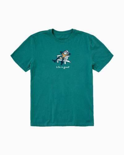 Life Is Good - Mens Jake Sport Fishing T-Shirt