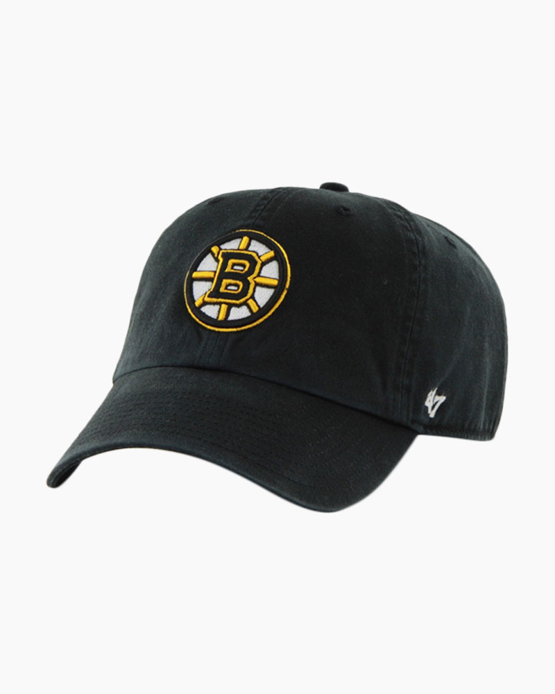 Boston Bruins Black Clean Up Cap