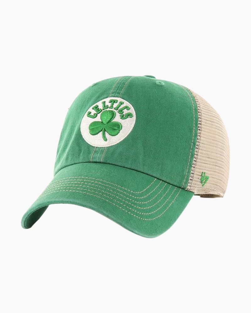 Boston Celtics '47 Brand Black Clean Up Adjustable Hat Cap