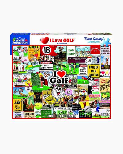 1000 Piece Jigsaw Puzzle - I Love Football – White Mountain Puzzles