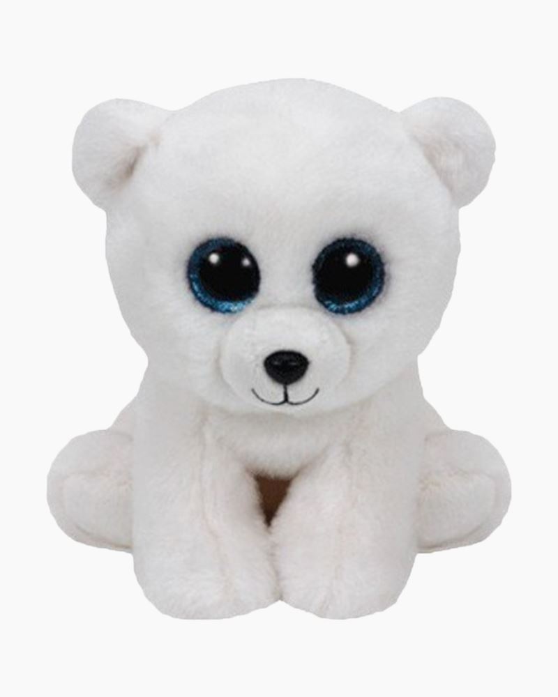 New 2020 TY Beanie Baby 6" ARI White Polar Bear Stuffed Animal Plush Toy MWMTs 