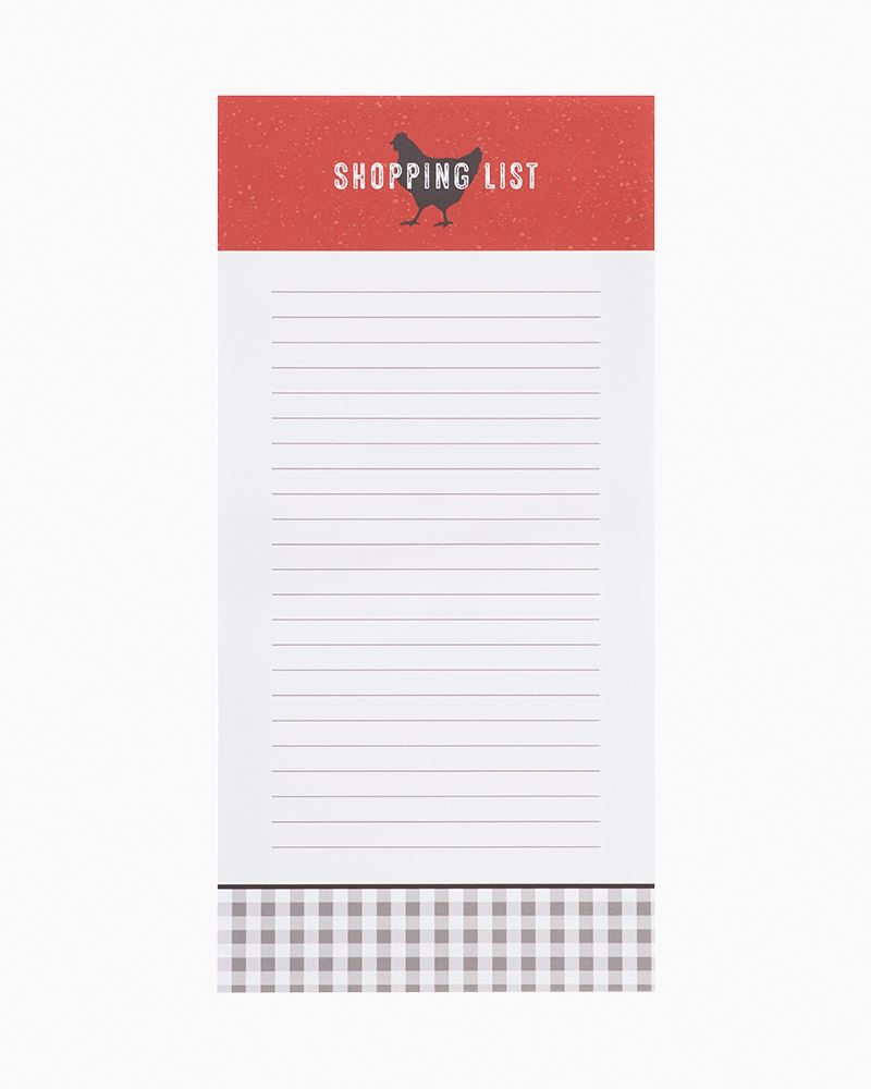 C.R. Gibson Home Cooked Magnetic Shopping List Pad | The Paper