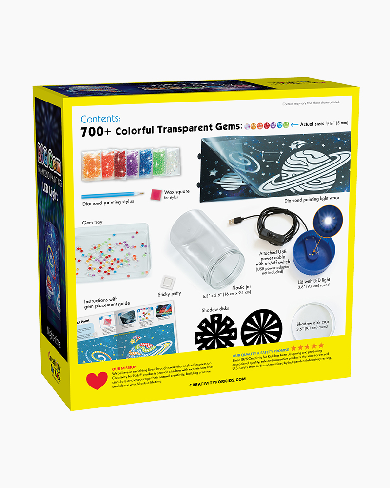 Faber-Castell Creativity for Kids Big Gem Diamond Painting Light Kit - Each