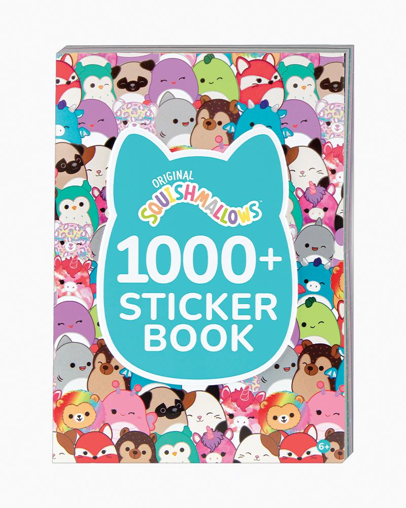 Squishmallows 1,000+ Sticker Book
