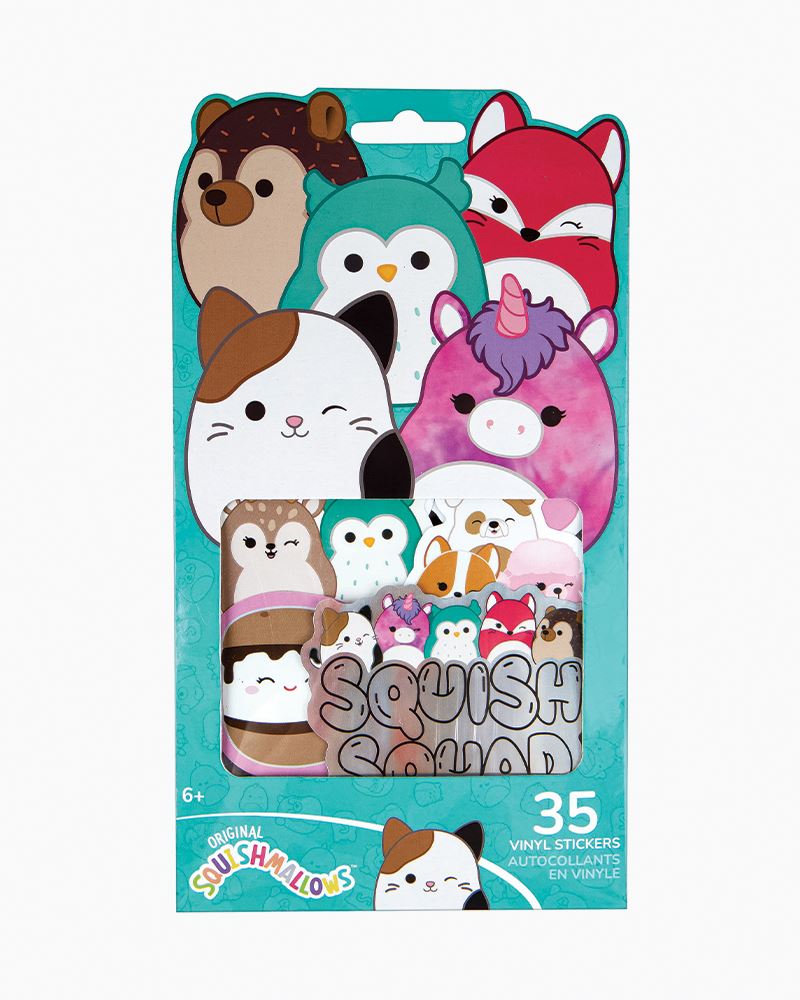 Squishmallows Stickers Sheet  50 Puffy Stickers – Bubble Pop