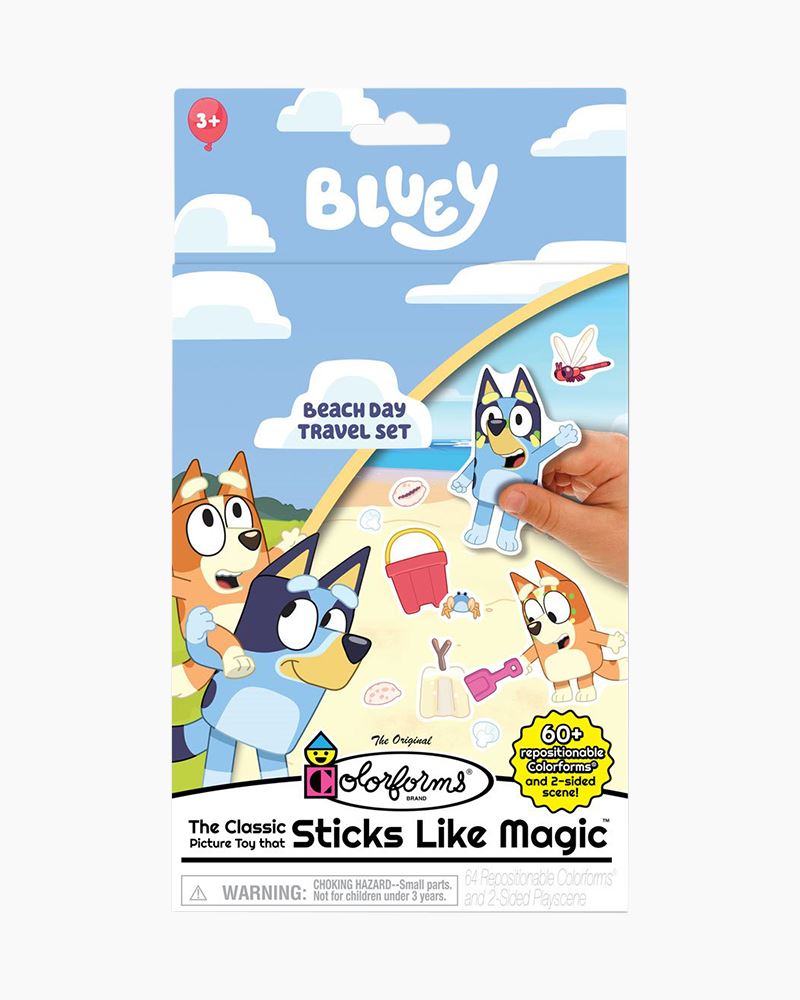 Bluey Plush Toys Review + Bluey Sticker Activity Book Revie! 