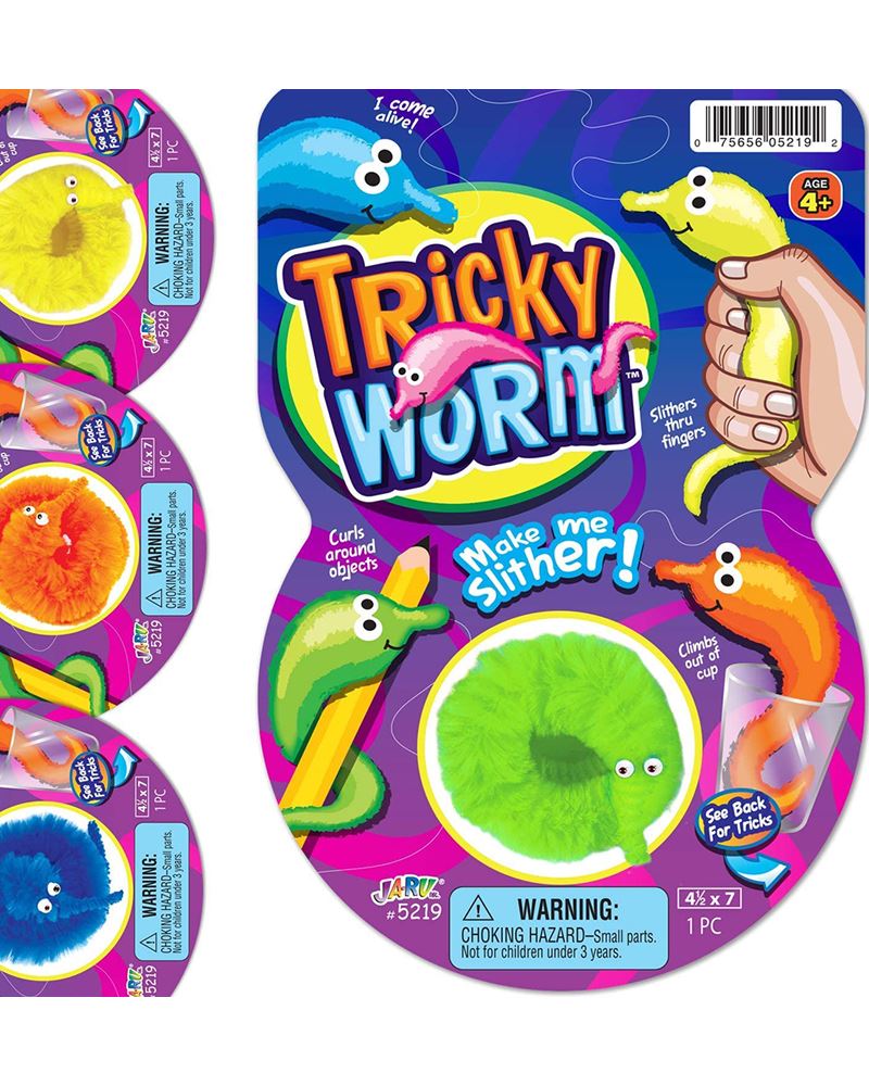 Tricky Worm on a String Toy (Assorted)