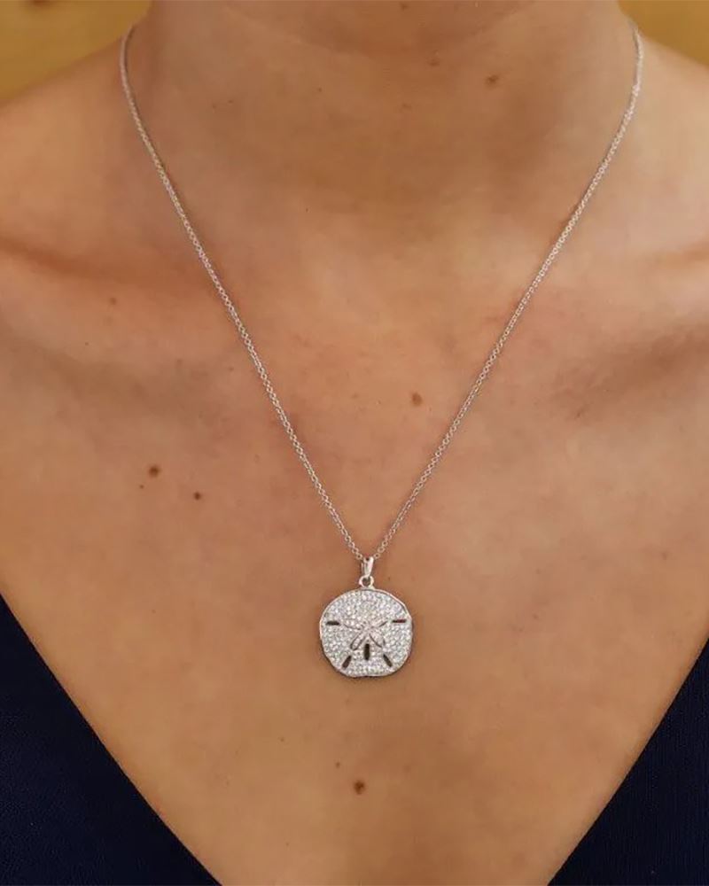 Mini Sand Dollar Necklace – James Michelle