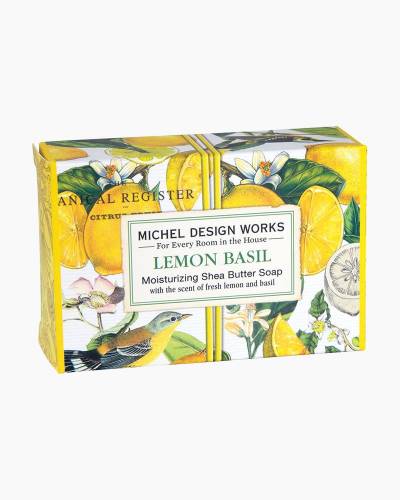 Michel Design Works Lemon Basil Natural Woven Cotton Kitchen Towel 20" x 28"