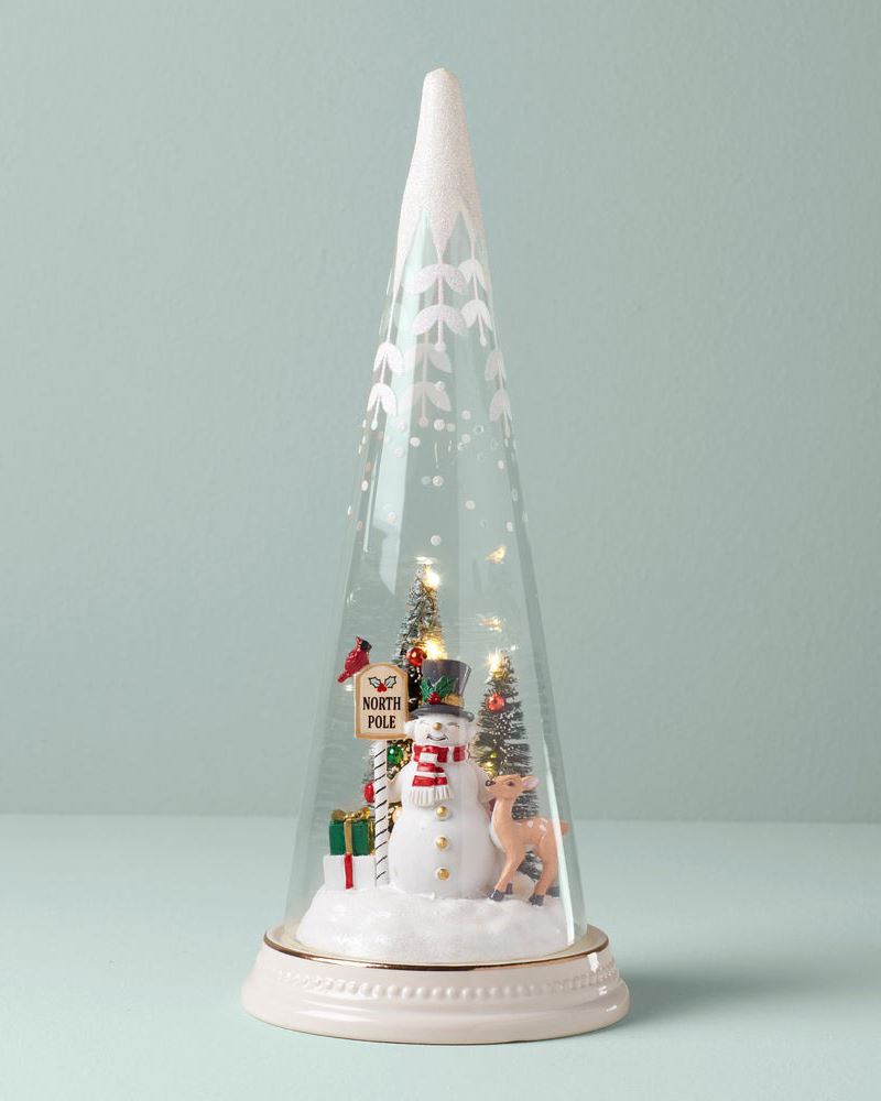 Lenox Snowman Globe Ornament, Holiday Ornaments