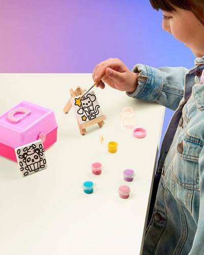 Real Littles Micro Craft DIY Kits ~ Glitter Globes & Backpack Art