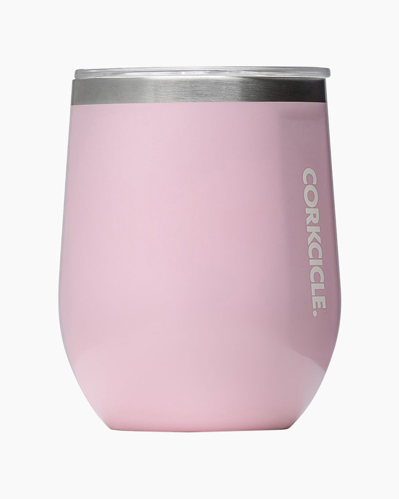 Corkcicle 12 oz. Stemless Wine Cup in Rose Quartz