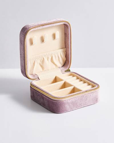 MIA Heart Shaped Jewellery Organizer Box Mini Portable Jewelry Case  Earrings Ring Bracelets Storage Case Accessories Bridesmaid Gifts 
