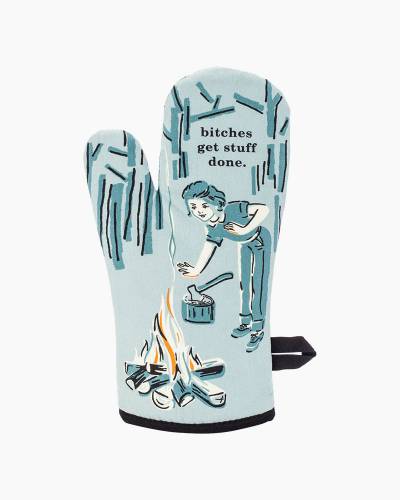 White Bear Hands Oven Mitts, set of 2
