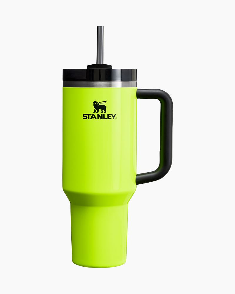Stanley The Quencher 40 oz. H2.0 FlowState Tumbler in Neon Yellow