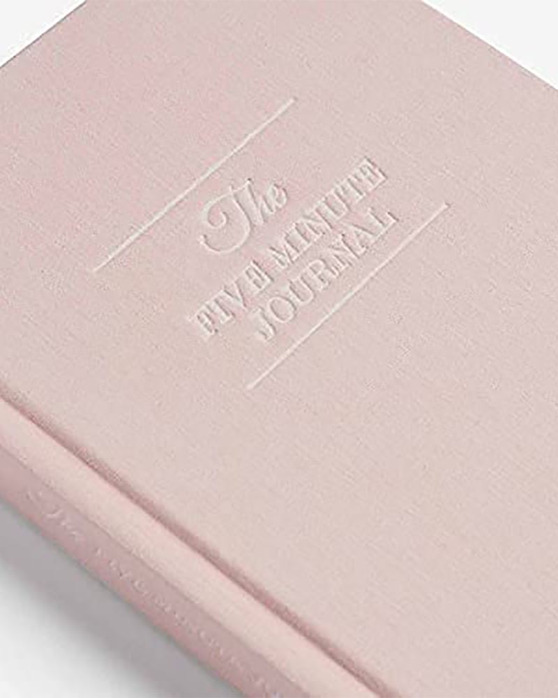 Intelligent Change The Five Minute Journal in Blush Pink