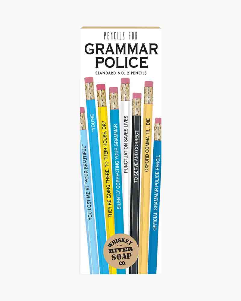 Grammar Police Pen Set