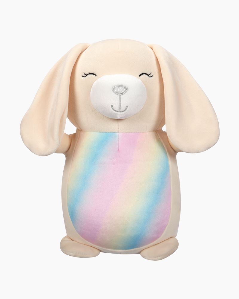 Squishmallows Rainbow Belly Bunny Hug Mee Easter Squad Plush