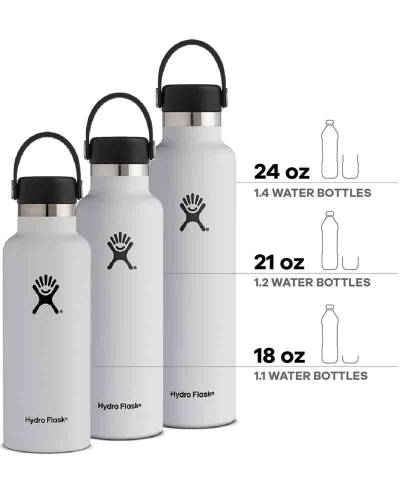 First Hydroflask! Just got the 24oz Standard Mouth bottle in Fog after  stalking around this sub for a while lol : r/Hydroflask