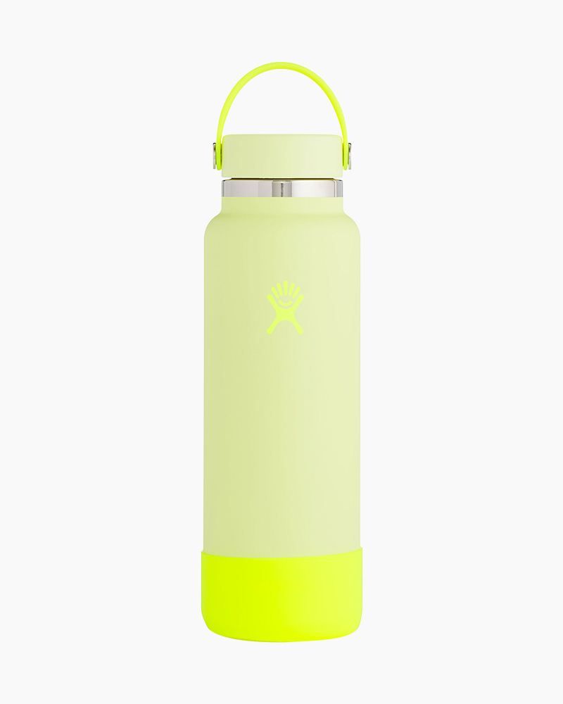 blue and yellow hydro flask