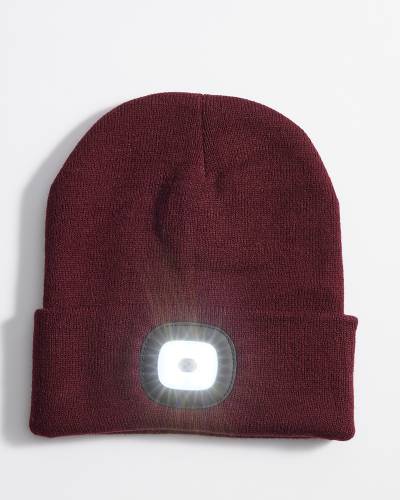 Northern Original Rechargeable LED Beanie Cap in Black