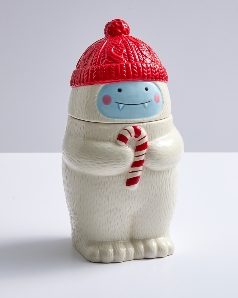 Yeti Holiday Ornament Ceramic Yeti Abominable Snowman Christmas