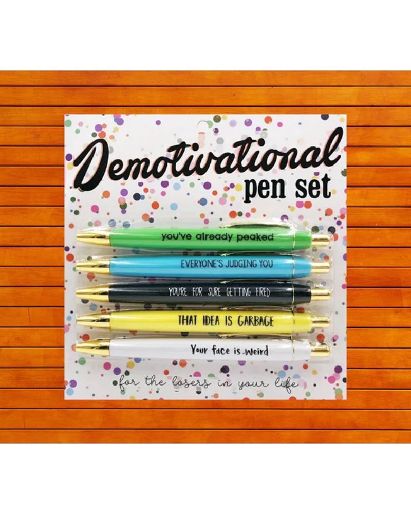 Fun Club Demotivational Pen Set