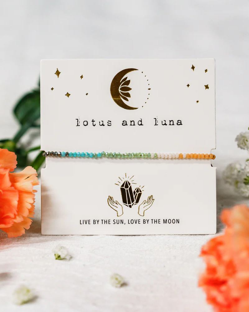 Lotus and Luna I Am The Sky Goddess Bracelet