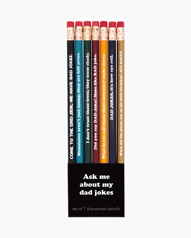 Funny Gift Pencil Set of 8 Sarcastic Sayings, Demotivational