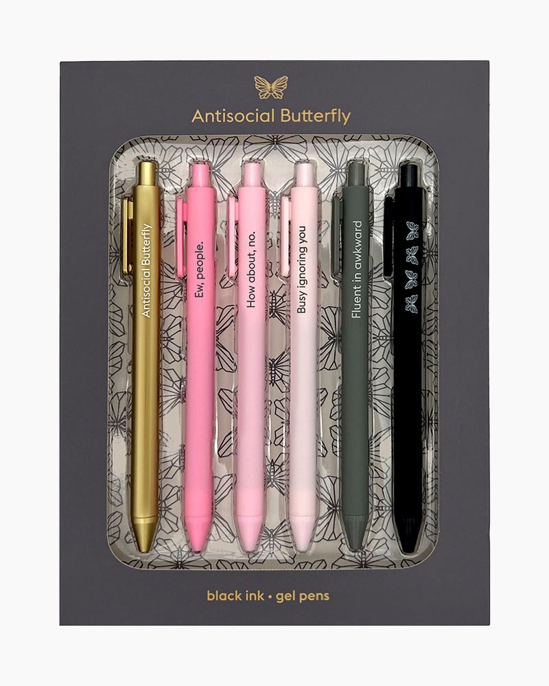 Lilly Pulitzer Pen Set With Colored Ink - Beach House Gift Boutique