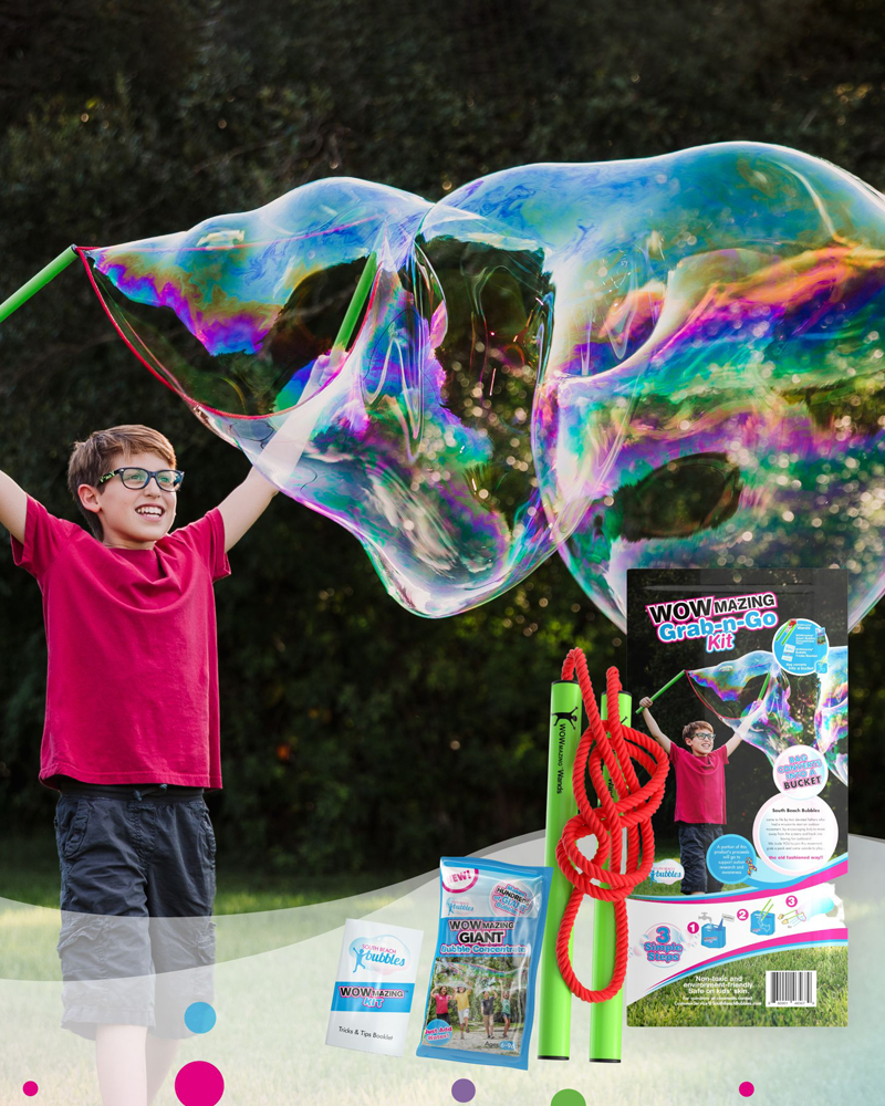 South Beach Bubbles WOWmazing Giant Bubble Making Kit for sale online 