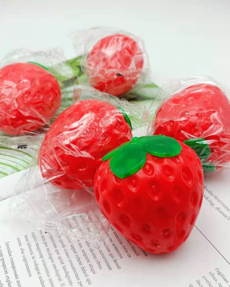Think Toys Squishy Strawberry Toy | Paper Store