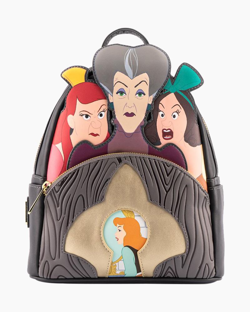 Loungefly Evil Stepmother and Stepsisters Villains Scene Mini Backpack