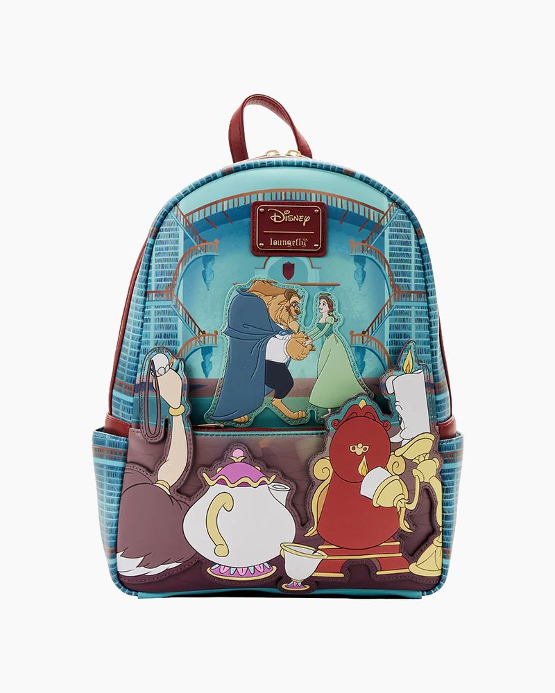 Loungefly Disney Beauty and the Beast Fireplace Scene Mini Backpack | The  Paper Store